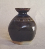 Medium black slip vase 4